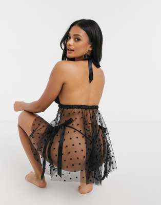 sheer babydoll top