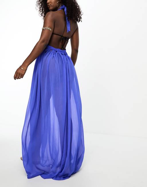 Cobalt blue 2024 beach dress