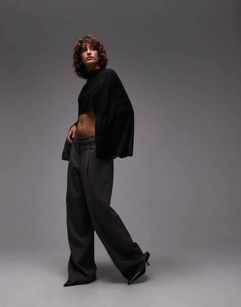 ASOS DESIGN sheer mesh high low cape in black - view 1