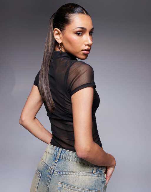 トップス sheer hook tops melt the lady メルトザレディ sheer hook tops 未使用タグ付き｜Yahoo