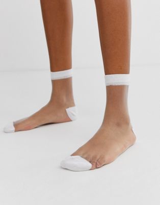 Asos Design Sheer Mesh Socks Asos