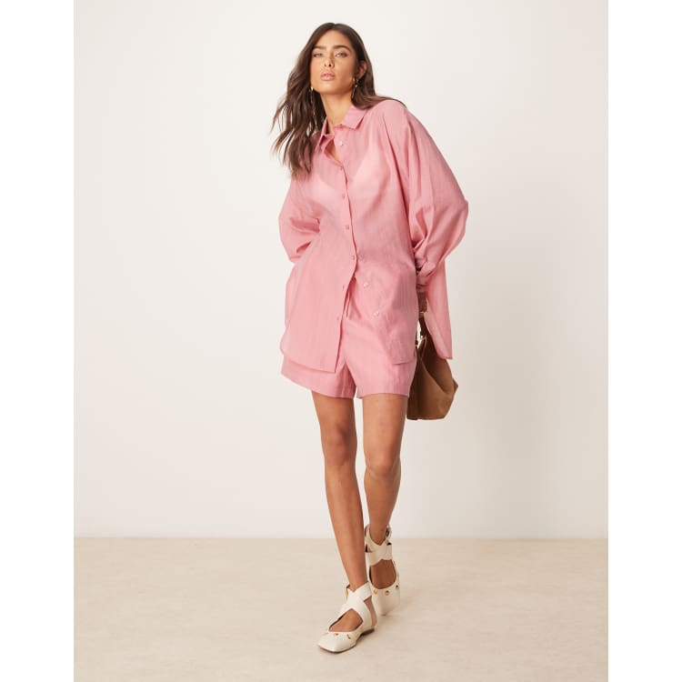 Sheer Overshirt – Endless Rose