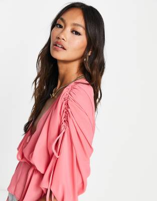 pink blouse asos