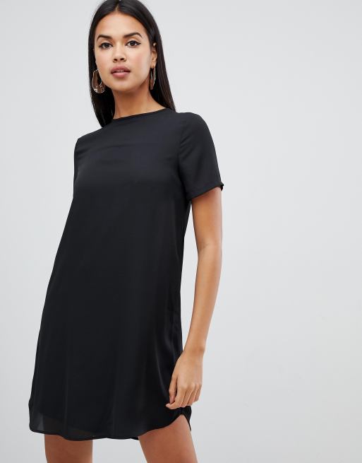 ASOS DESIGN sheer shift mini dress | ASOS