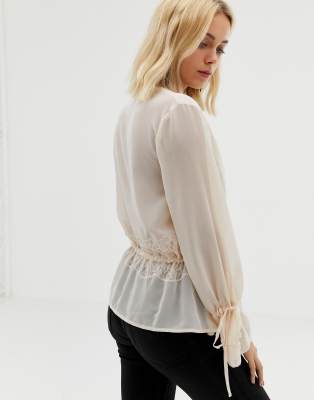 sheer wrap with sleeves