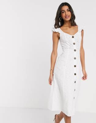 white sundress midi