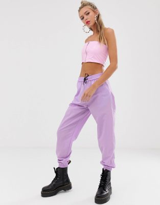 lilac joggers