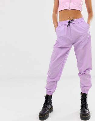 lilac joggers womens
