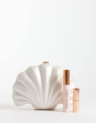 Asos Design Shell Shoulder Bag In White