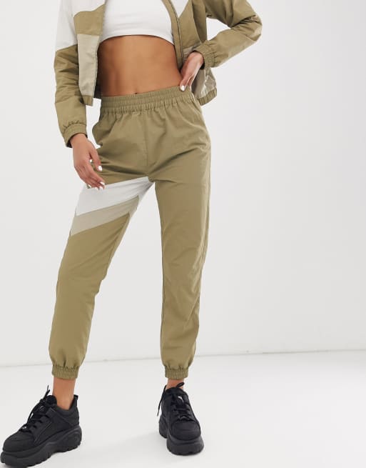 Khaki color online sweatpants