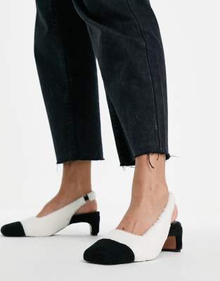 asos white pumps ladies