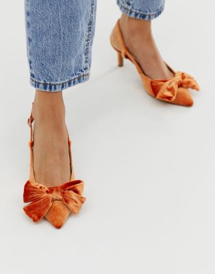 asos orange shoes