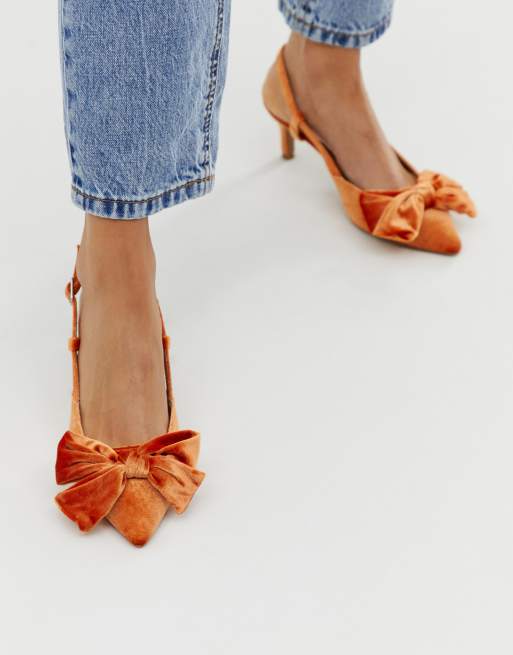 Rust orange outlet heels