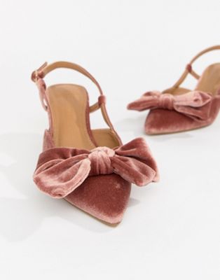 asos bow shoes