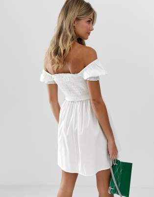 asos square neck dress