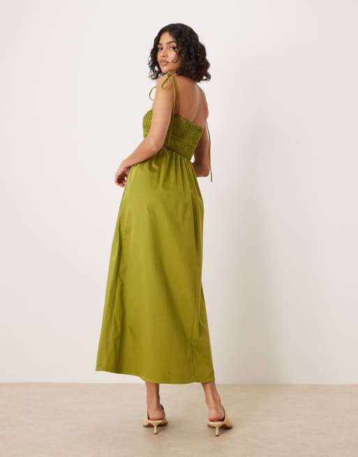 burgundy satin dress midi Women's Burgundy Satin Midi Dress With Asymmetrical Hem Small