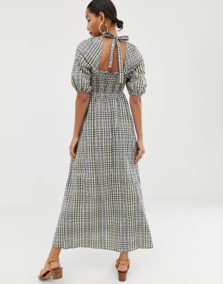 asos seersucker dress