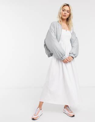 white dress asos