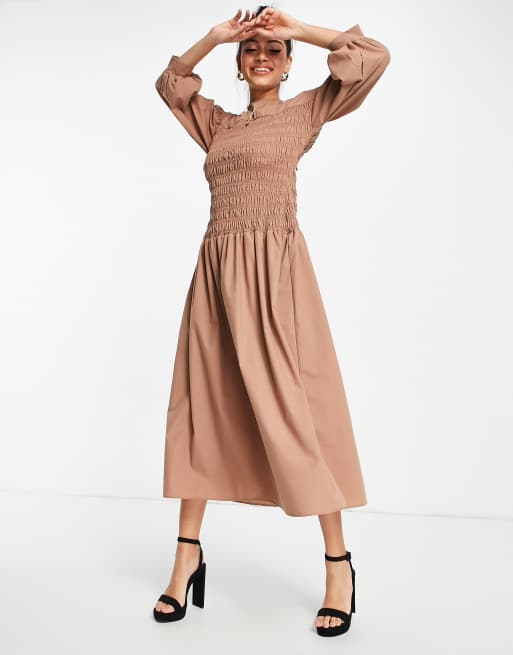 Asos discount midi jurk