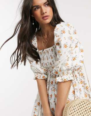 ditsy floral dress
