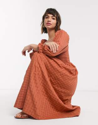 rust dress asos