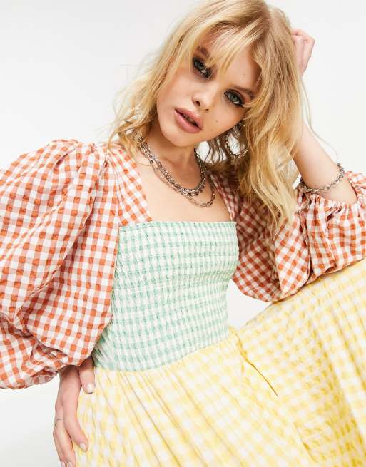 Asos gingham hot sale