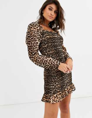 leopard print dresses asos