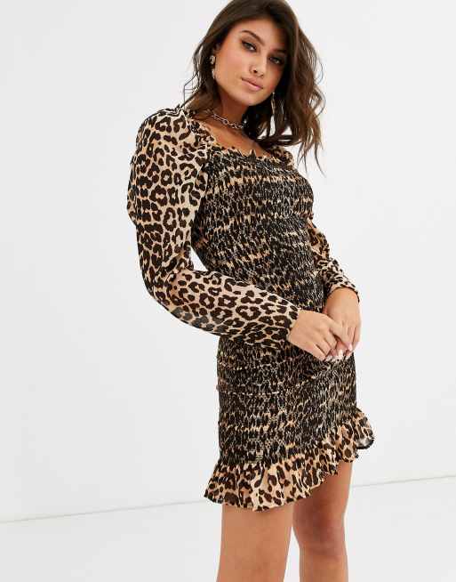 Asos animal store print dress