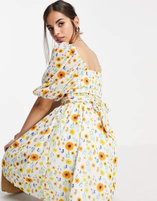 asos botanical dress