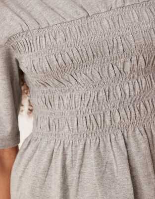 Asos Design Shirred Waist T-shirt