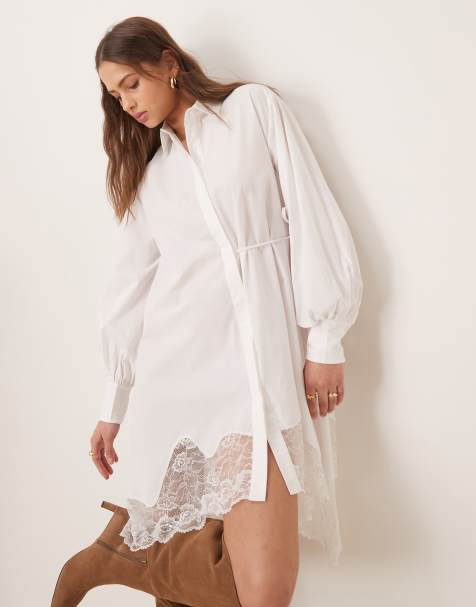chinese dress ladies ASOS Grace | Long Sleeve Lace Wedding Dress | Modest Bridal Gown | Under