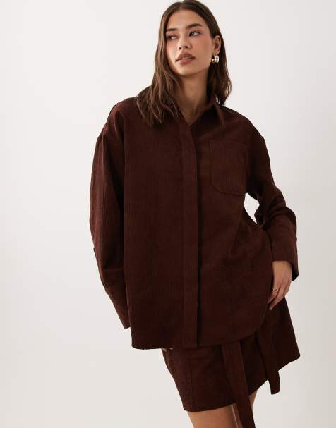 ASOS DESIGN shirt in cord (Part of a set) - view 1