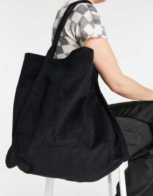 ASOS DESIGN shopper bag in black cord | ASOS