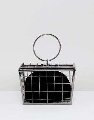 black clutch bag asos