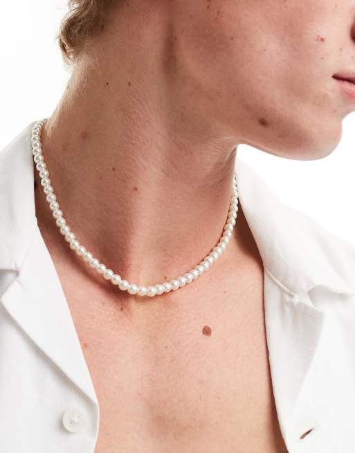 FAUX PEARL NECKLACE