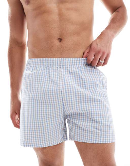 ASOS DESIGN - Short à carreaux - Bleu, 4 de 4