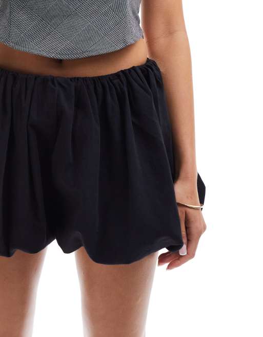 ASOS DESIGN Short a ourlet boule Anthracite delave