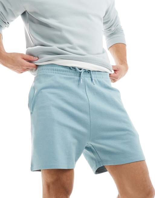 ASOS DESIGN - Short ajusté - Bleu