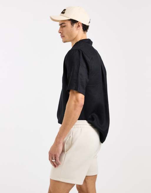 ASOS DESIGN - Short ajusté en jersey - Blanc cassé, 3 de 5