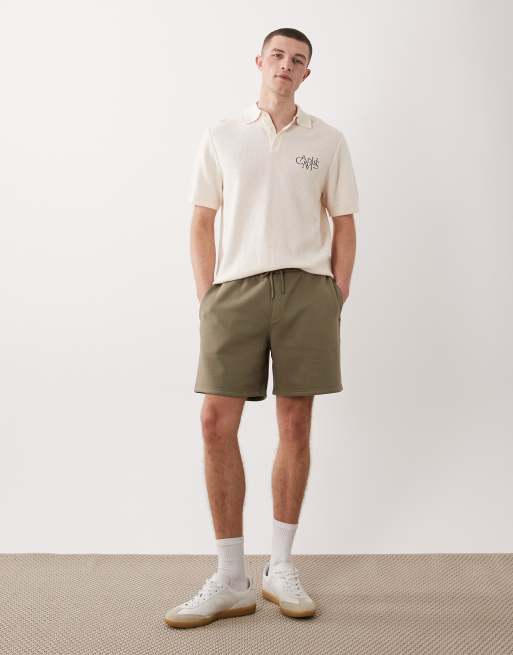 ASOS DESIGN - Short basique coupe oversize mi-longue - Kaki, 2 de 5