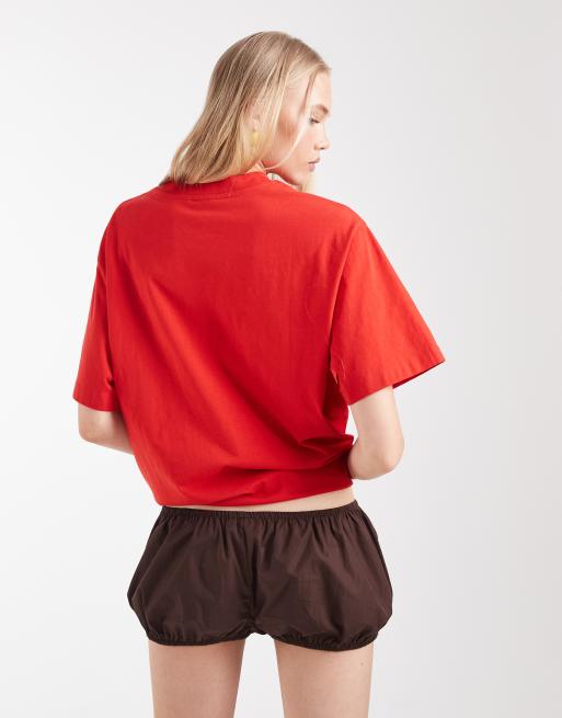 ASOS DESIGN short bloomer met lage taille in donkerbruin, 3 van 7