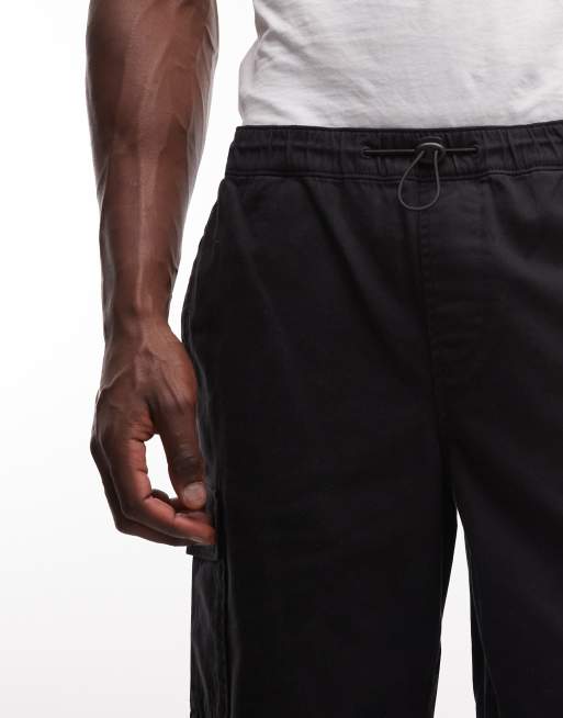 ASOS DESIGN - Short cargo mi-long - Noir, 4 de 9