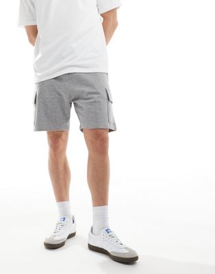 ASOS DESIGN slim cargo shorts in grey - ASOS Price Checker