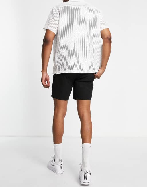 ASOS DESIGN - Short chino cigarette longueur classique - Noir , 2 de 4