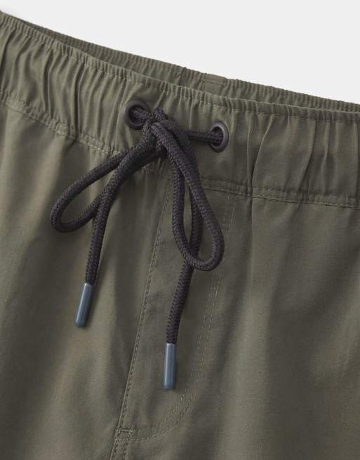 ASOS DESIGN - Short de bain court d'ensemble avec bords imprimés - Vert, 8 de 9