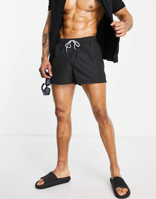 Short de bain court taille logo Bikkembergs Black BKK2MBS01 - Homme Prive