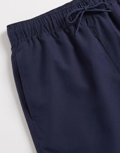 ASOS DESIGN - Short de bain mi-long brodé - Bleu marine, 8 de 9