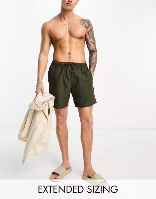 Short de bain kaki new arrivals