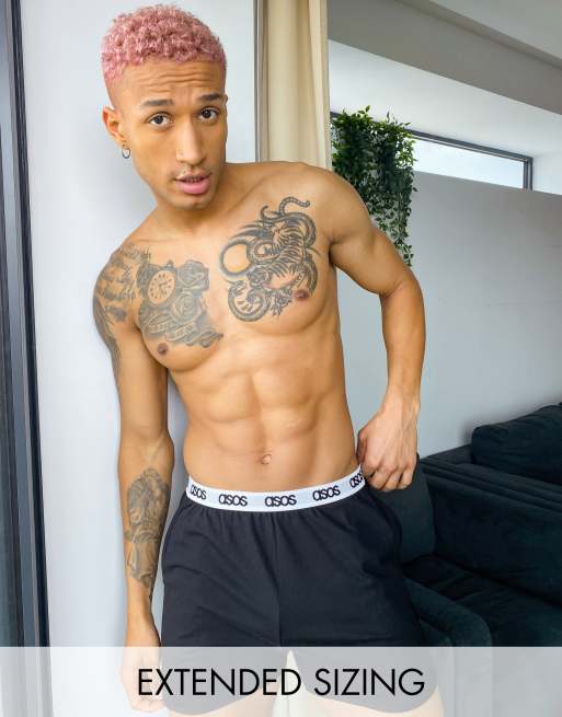 ASOS DESIGN - Short de course confort avec taille griffée - Noir