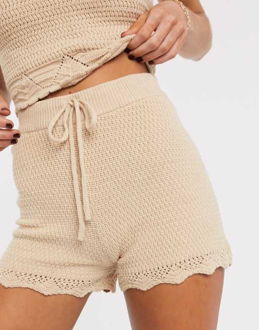 Short en best sale maille femme